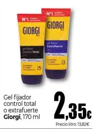 Giorgi - Gel Fijador Control Total O Extrafuerte