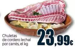 Chuletas De Cordero Lechal Por Carres