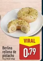 Berlina Rellena De Pistacho