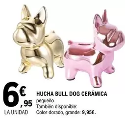 Hucha Bull Dog Cerámica