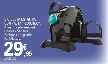 Cecotec - Bicicleta Estática Compacta
