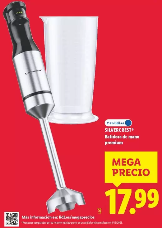 SilverCrest - Batidora De Mano Premium