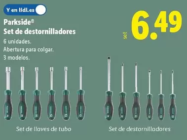 Parkside - Set De Destornilladores 