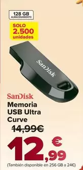Sandisk - Memoria Usb Ultra Curve