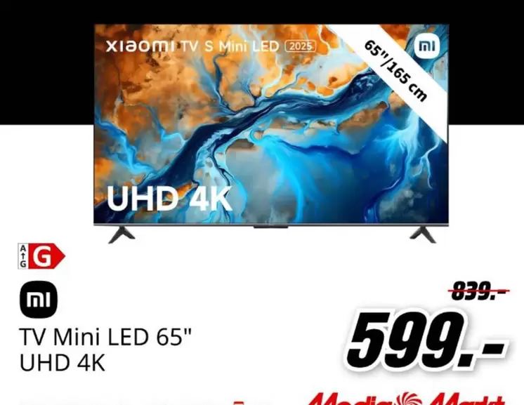 Xiaomi - Tv Mini Led 65" UHD 4K
