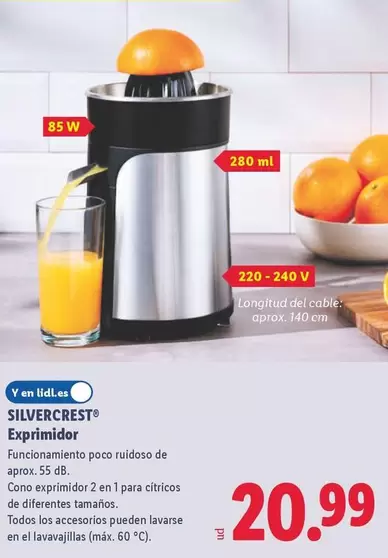 SilverCrest - Exprimidor