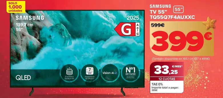 Samsung - TV 55" TQ55Q7F4AUXXC