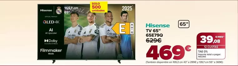 Hisense - Tv 65" 65E79Q