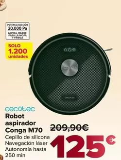 Cecotec - Robot Aspirador Conga M70