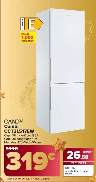 Candy - Combi CCT3L517EW