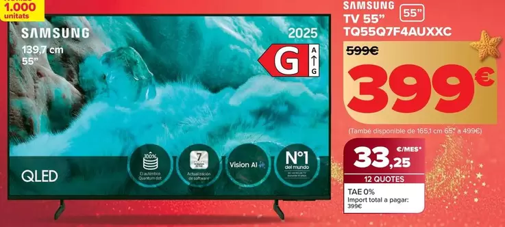 Tv 55" TQ55Q7F4AUXXC