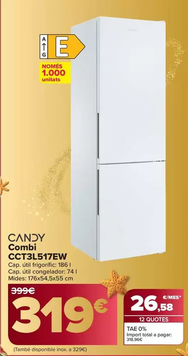 Candy - Combi CCT3L517EW