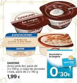 Danone - Arros Amb Llet O Copa De Xocolata