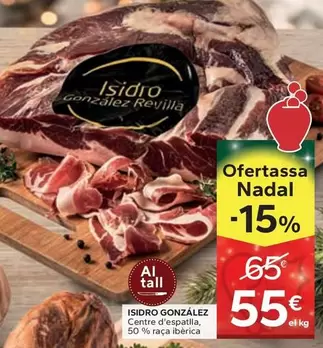 Isidro Gonzalez - Entre D'espatlla, 50 % Raça Ibèrica