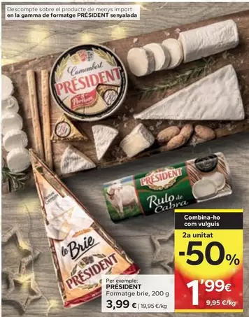 Président - Formatge Brie