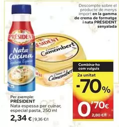 Président - Nata Espessa Per Cuinar, Especial Pasta