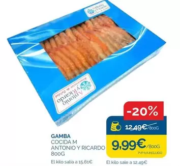 Antonio y Ricardo - Gamba Cocida M