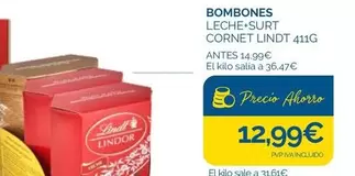 Lindor - Bombones Cornet