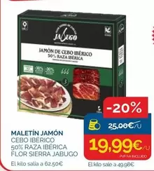 Jamón Cebo Ibérico 50% Raza Ibérica Flor Sierra