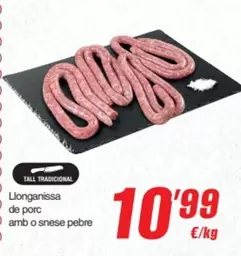 Llonganissa De Porc Amb O Snese Pebre