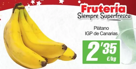 Platano IGP de Canarias