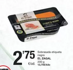 El Zagal - Sobrasada Etiqueta Negra
