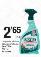 Sanytol - Limpiador Pistola Baños O Multiuso