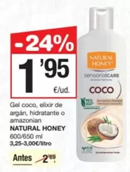 Natural Honey - Gel Coco