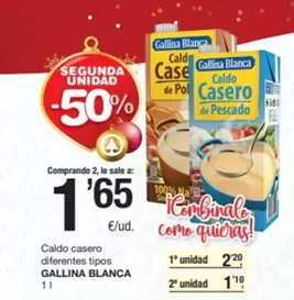Gallina Blanca - Caldo Casero Diferentes Tipos