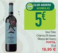 Portia - Vino Tinto Crianza 24 Meses Ribera Del Duero