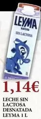 Leyma - Leche Sin Lactosa Desnatada