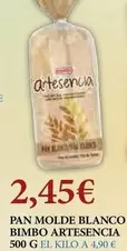 arteiñaki - Pan Molde Blanco Bimbo