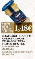 Visco Frescor - Esparragos Blancos Cortos Cidacos Delgados Extra