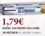 ifa sabe - Papel Aluminio