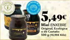 Enxebre - Miel Original, Ecológica O De Castano