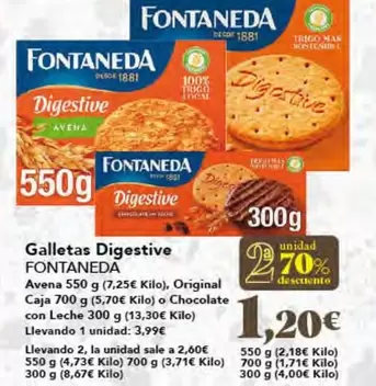 Fontaneda - Galletas Digestive