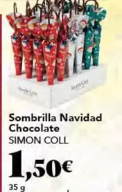 Simon - Sombrilla Navidad Chocolate