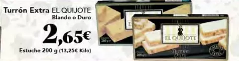 El Quijote - Turrón Extra Blando O Duro