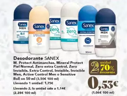 Sanex - Desodorante