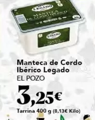 legado - Manteca De Cerdo Iberico
