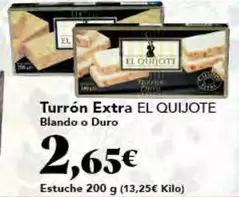 El Quijote - Turrón Extra Blando O Duro