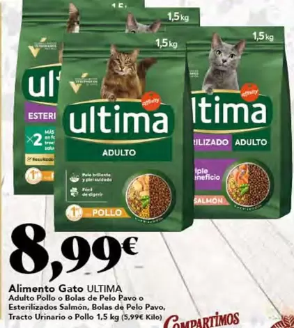 Última - Alimento Gato