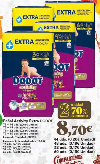 Dodot - Pañales Activity Extra