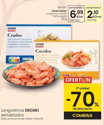 Eroski Basic - Langostinos Señalizados 
