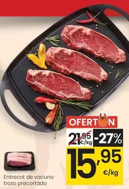 Entrecot De Vacuno Trozo Precortado