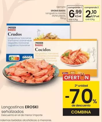 Eroski Basic - Langostino Cocido