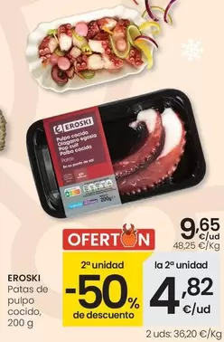 Eroski - Patas De Pulpo Cocido