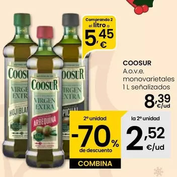 Coosur - A.O.V.E. Monovarietales