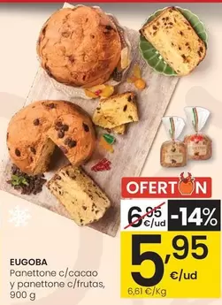 Eugoba - Panettone C/Cacao Y Panettone C/Frutas