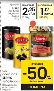 Serpis - Aceitunas Negras Sin Hueso